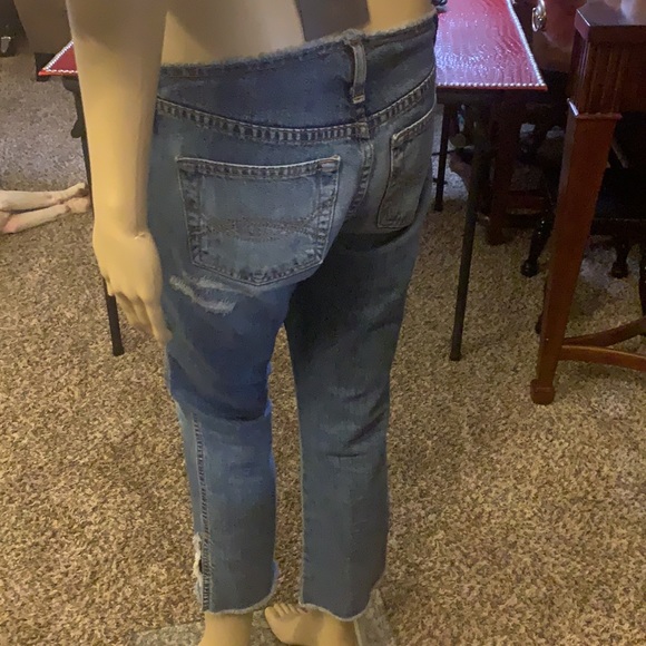 VINTAGE ABERCROMBIE & FITCH CROPPED BUTTONFLY - Picture 2 of 13